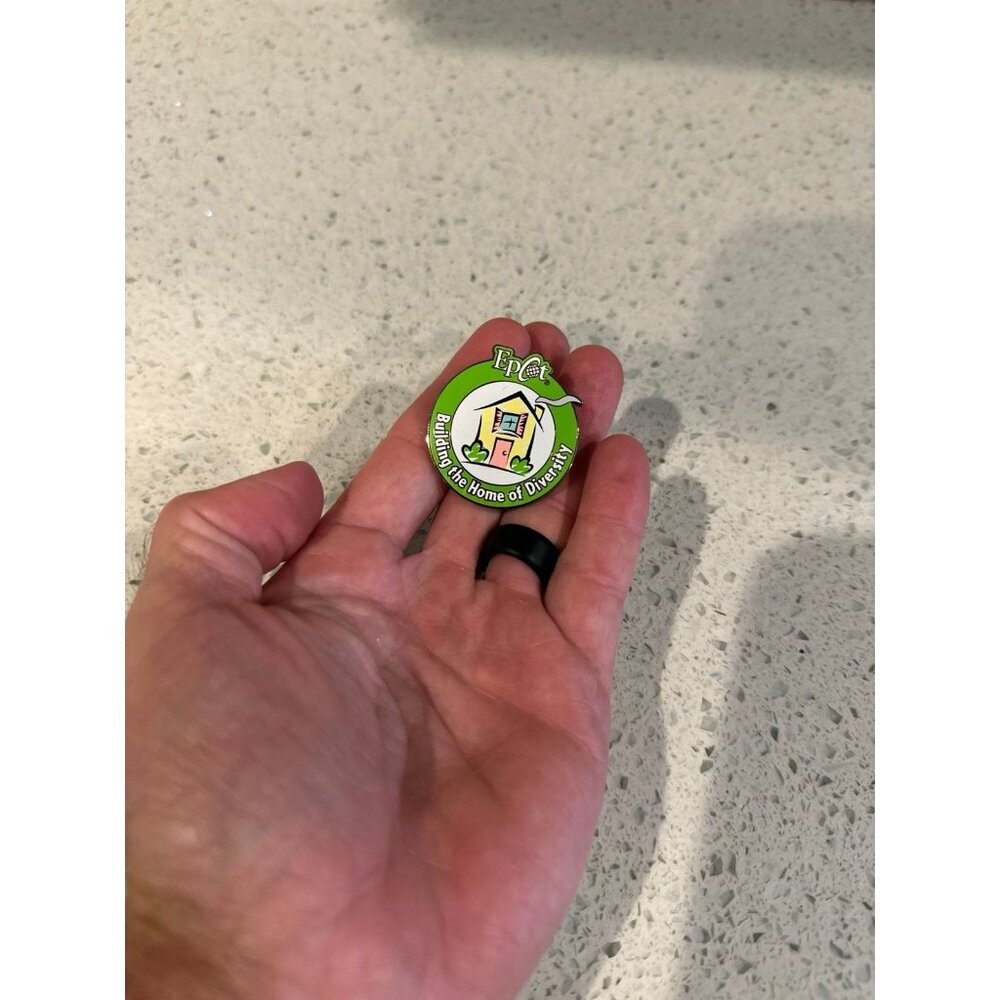 Epcot: Building the‎ Home of Diversity pin